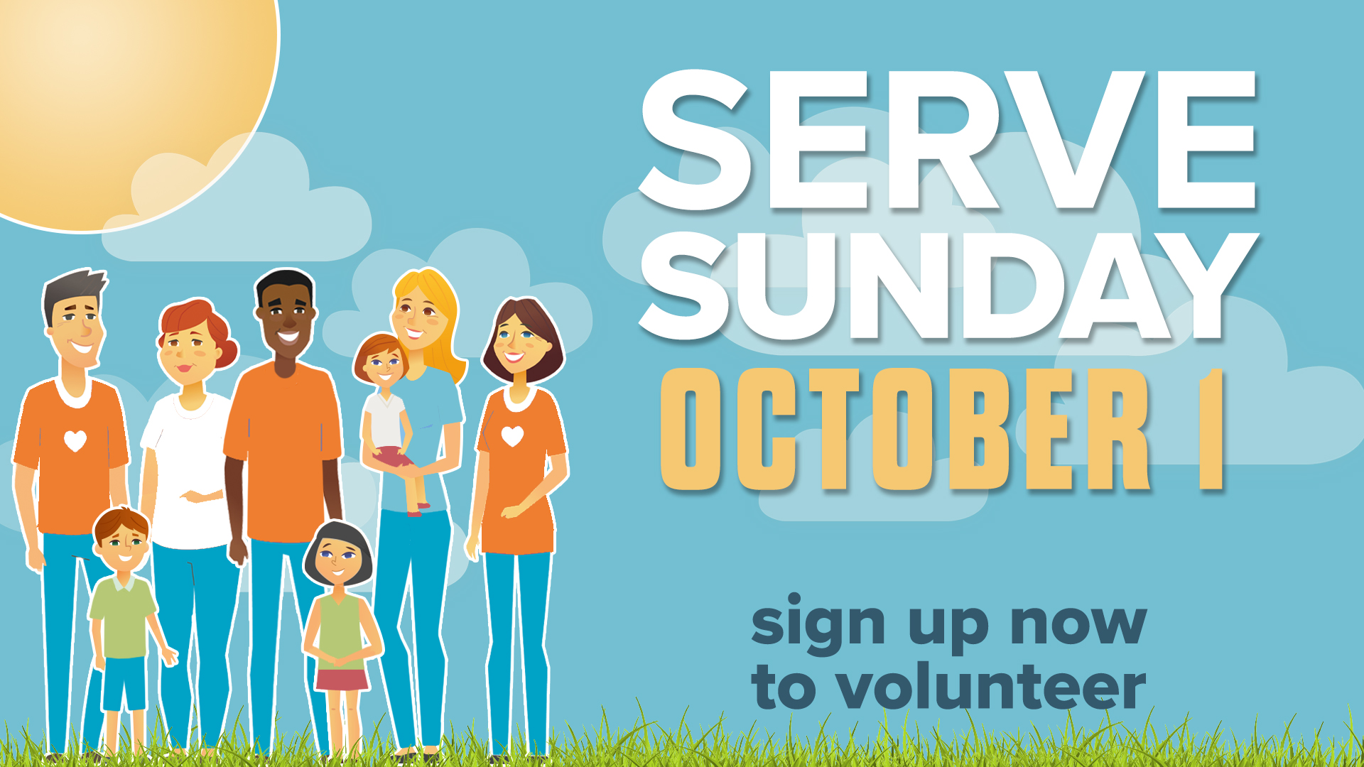 Sign up for Serve Sunday