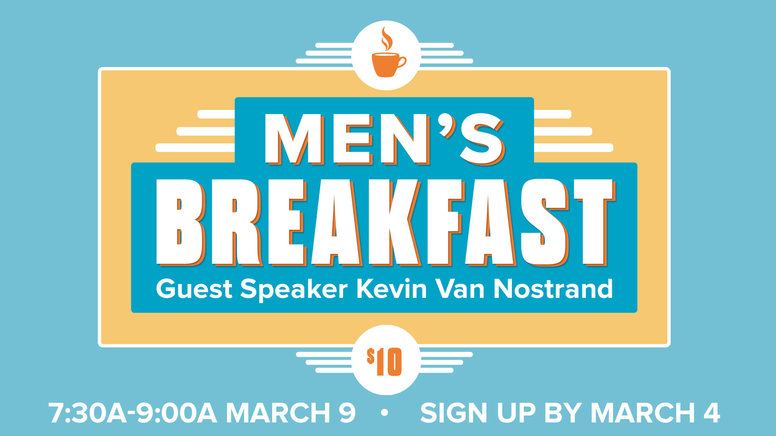 Men's Breakfast March 9 2024